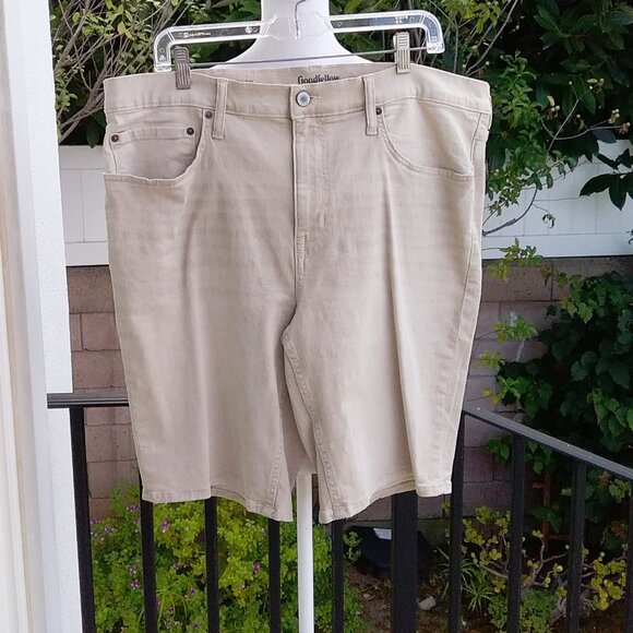 Goodfellow Men's Shorts 40 Slim Total Flex Shorts - Picture 2 of 7